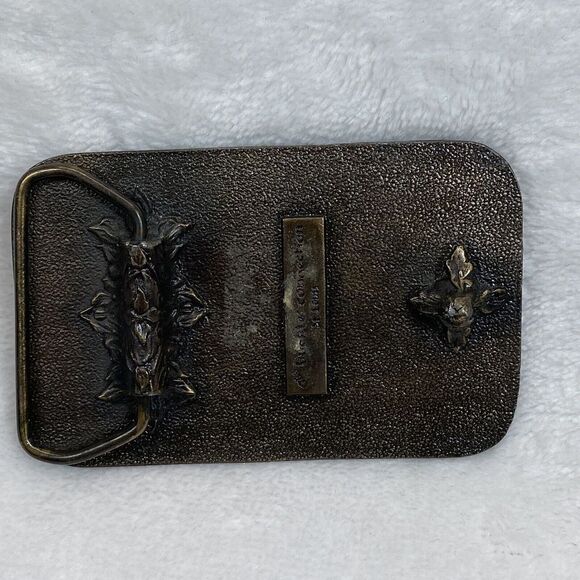 Vintage‎ US Military F-100 Super Sabre Aircraft Commemorative Belt Buckle metal - Picture 5 of 5